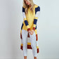 Cardigan lungo a righe in viscosa