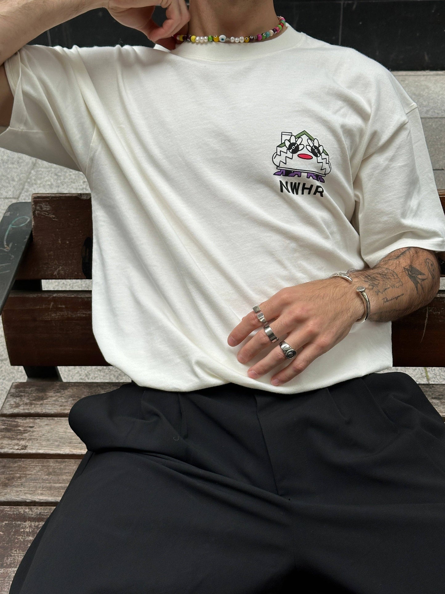 T-shirt Oversize Club House in Cotone Organico