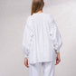Blusa con maniche a palloncino