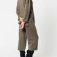 Completo in maglia oversize con pantaloni a gamba ampia