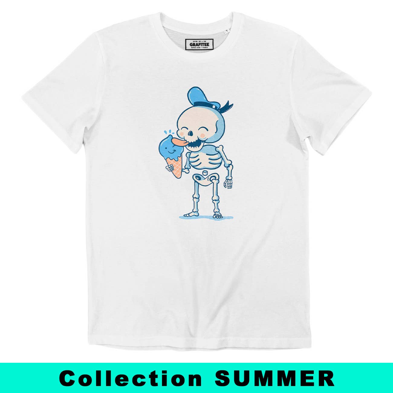 T-shirt Summer Vibes con grafica