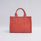 Borsa tote in pelle con tracolla