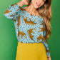 Camicia Encina con stampa ghepardo