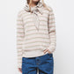 Maglione jacquard a righe