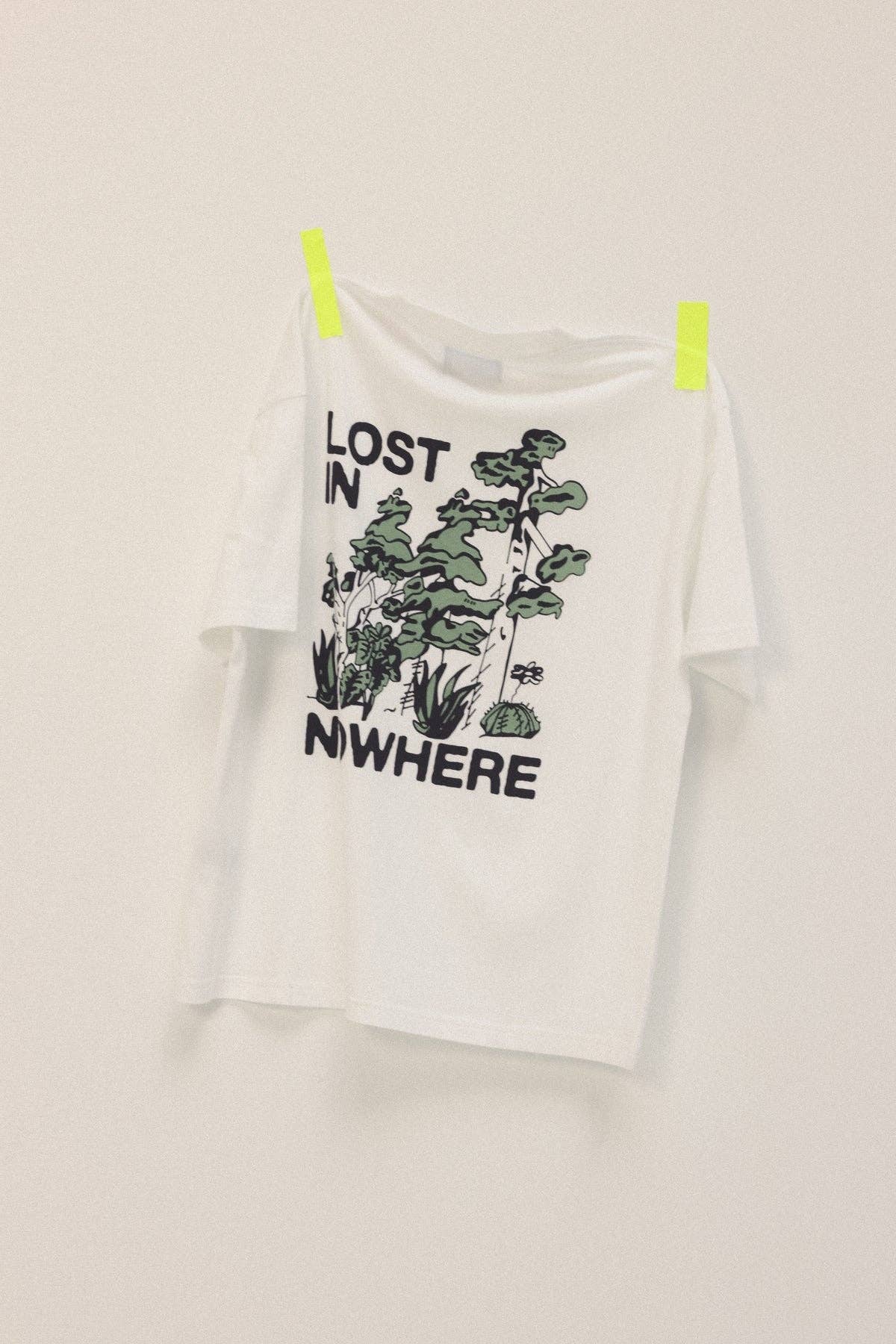 T-shirt Lost in Nowhere in cotone biologico
