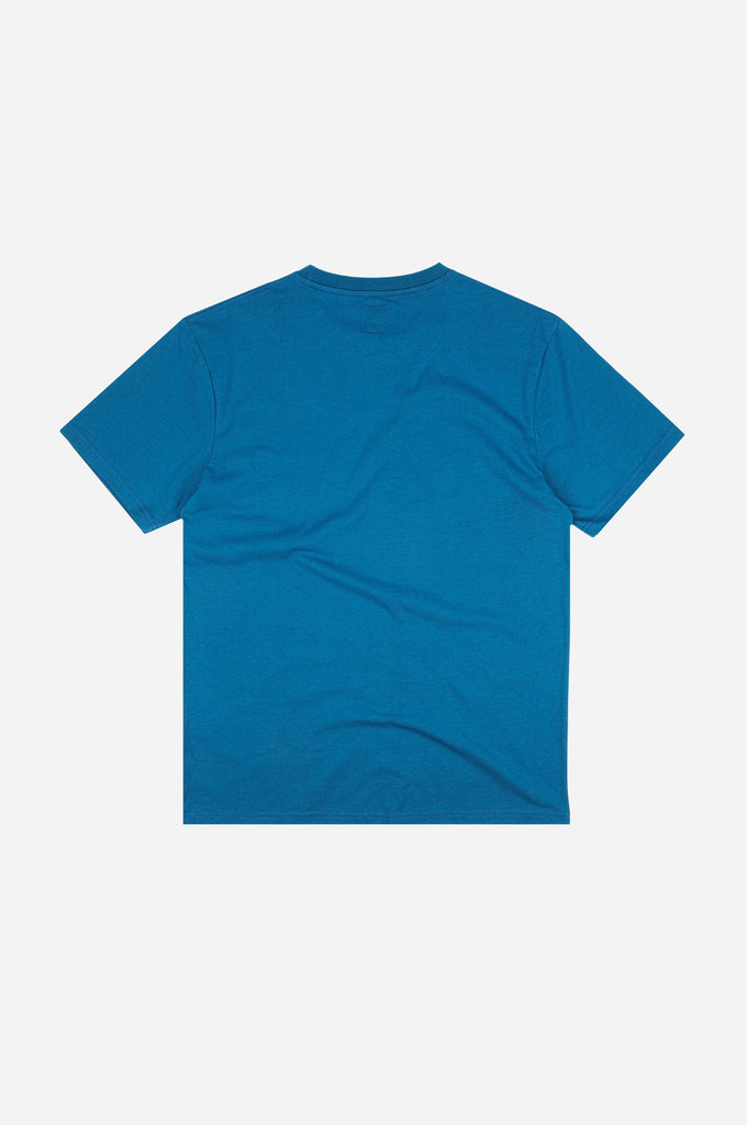 T-shirt Essenziale Blu Classico in Cotone Biologico
