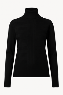 Maglia dolcevita testurizzata da donna