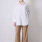 Camicia oversize effetto cupro