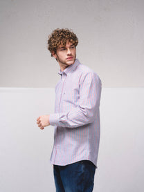 Camicia a righe regular fit