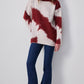 Maglione in maglia con motivo astratto