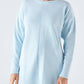 Maglia lunga a girocollo Nervo in misto lana e cashmere