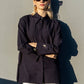 Camicia con stelle marine e polsini ampi in misto cotone