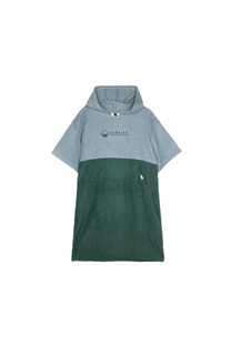 Poncho surf in cotone biologico Sunset Verde