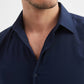 Camicia slim fit blu navy