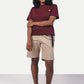 T-shirt donna in cotone biologico Essential Bordeaux