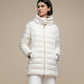 Piumino donna imbottito con collo alto