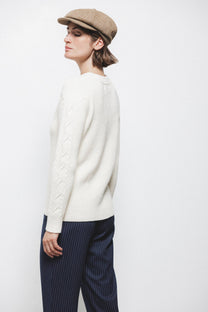 Maglione a maglia strutturata