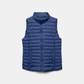 Gilet Trapuntato Essenziale con Collo Alto