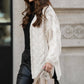 Cardigan lungo intrecciato oversize