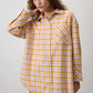 Camicia oversize a quadri stile boscaiolo