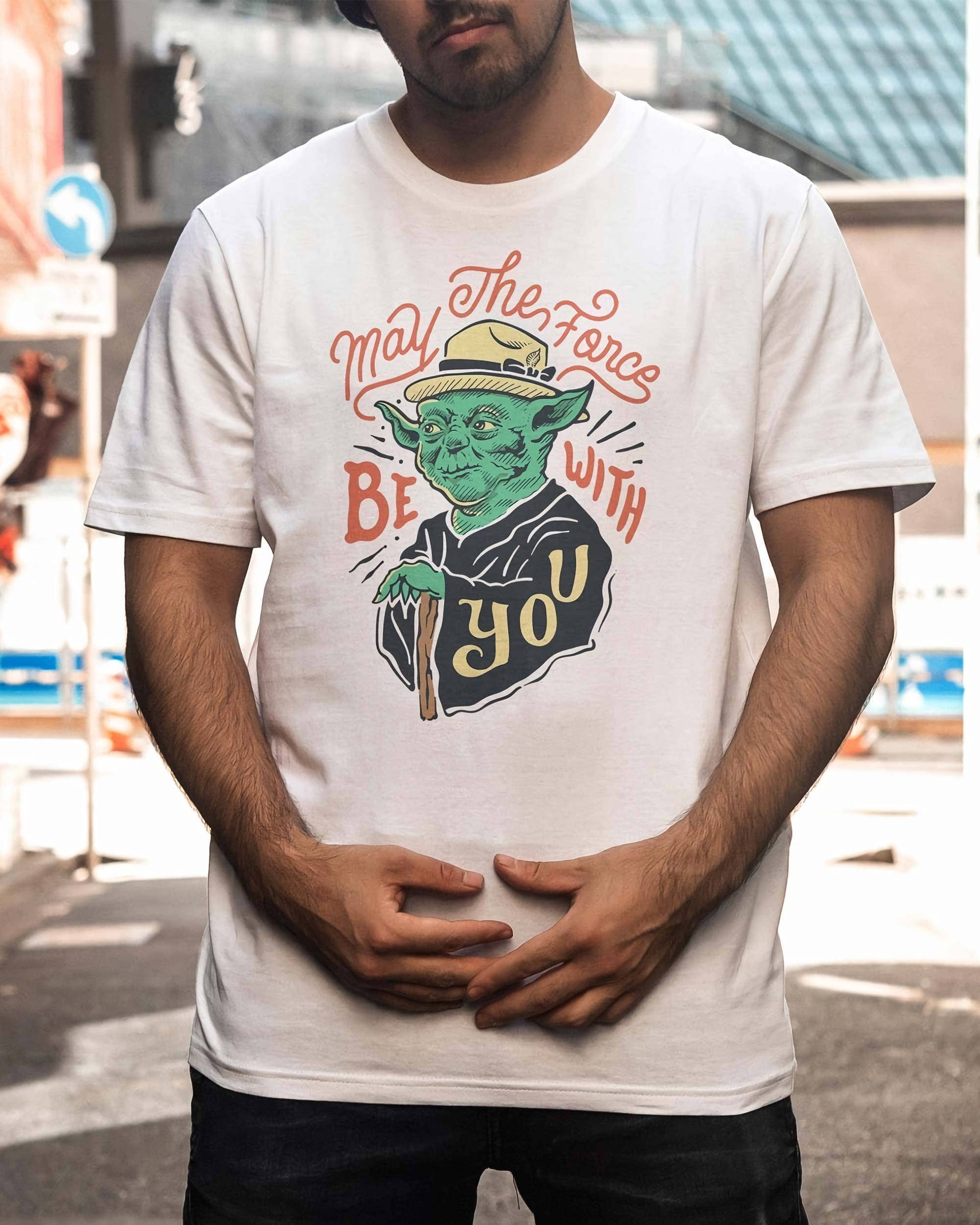 T-shirt Master Yoda con grafica Star Wars