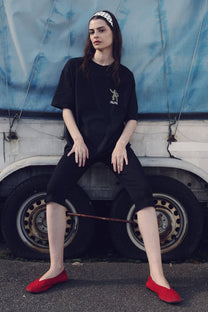 T-shirt oversize con stampa Vinyl Dancer