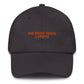 Cappellino ricamato "The Bride Needs a Spritz"