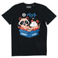 T-shirt nera “Adotta un Animale” in cotone biologico