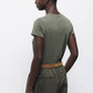T-shirt basic girocollo in cotone