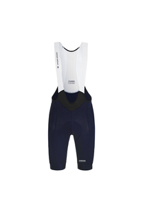 Pantaloncini da ciclismo blu con bretelle Serie 3