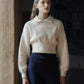Polo corta in lana d’agnello superfine