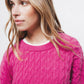Maglione in maglia strutturata girocollo