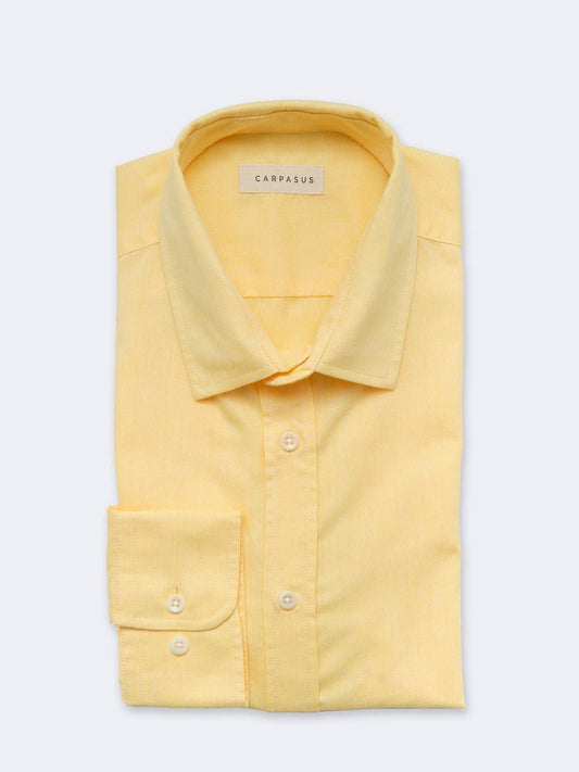 Camicia Oxford Rivero Lemon in cotone biologico