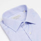 Camicia elegante su misura color cielo