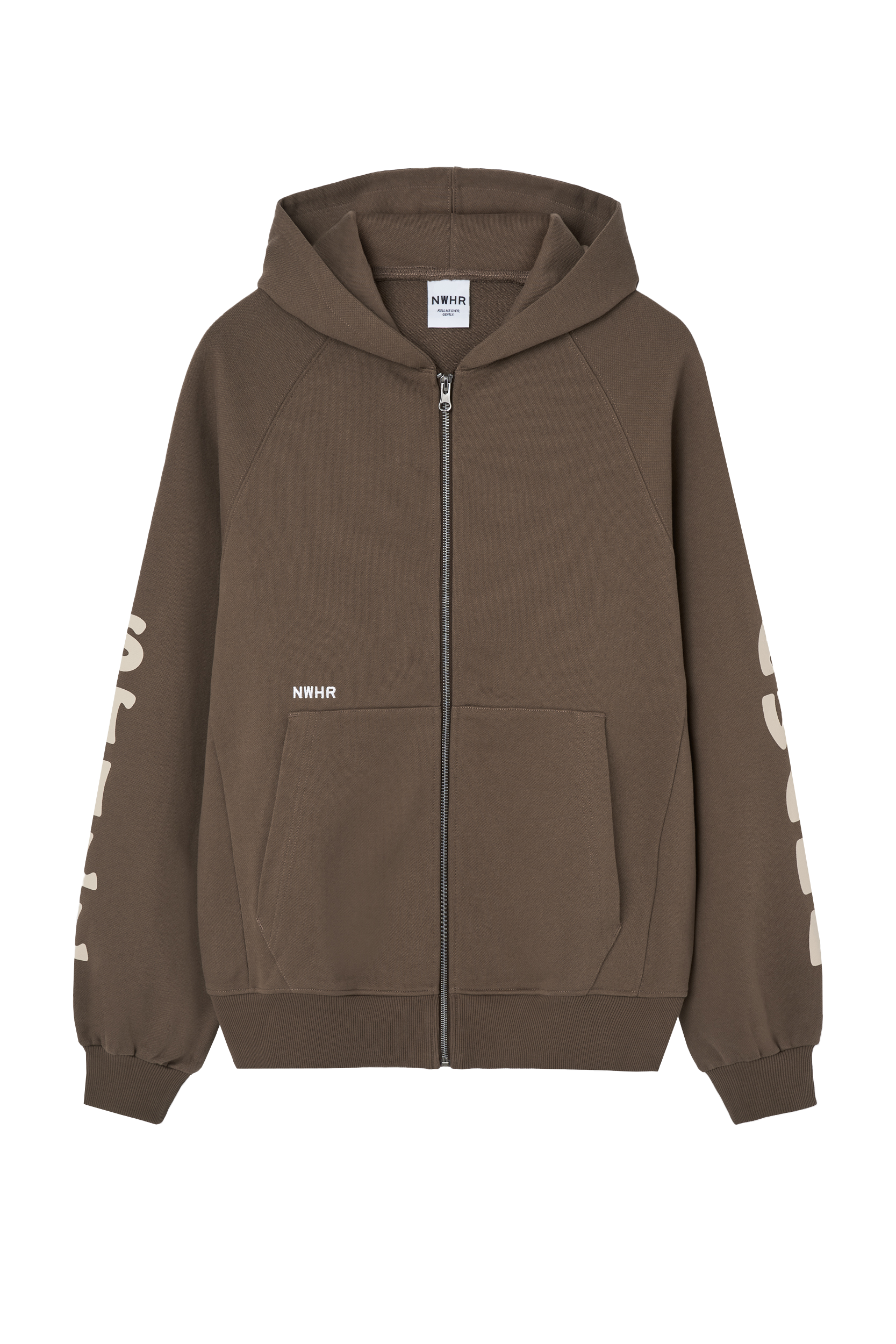 Felpa con zip Tao in cotone biologico