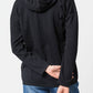 Felpa con cappuccio in maglia con mezza zip