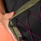 Borsa da toilette da viaggio in tessuto con zip