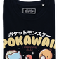 T-shirt unisex Pokawai con stampa kawaii