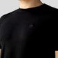 T-shirt antimacchia nera con logo