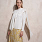 Maglione in maglia con sciarpa abbinata