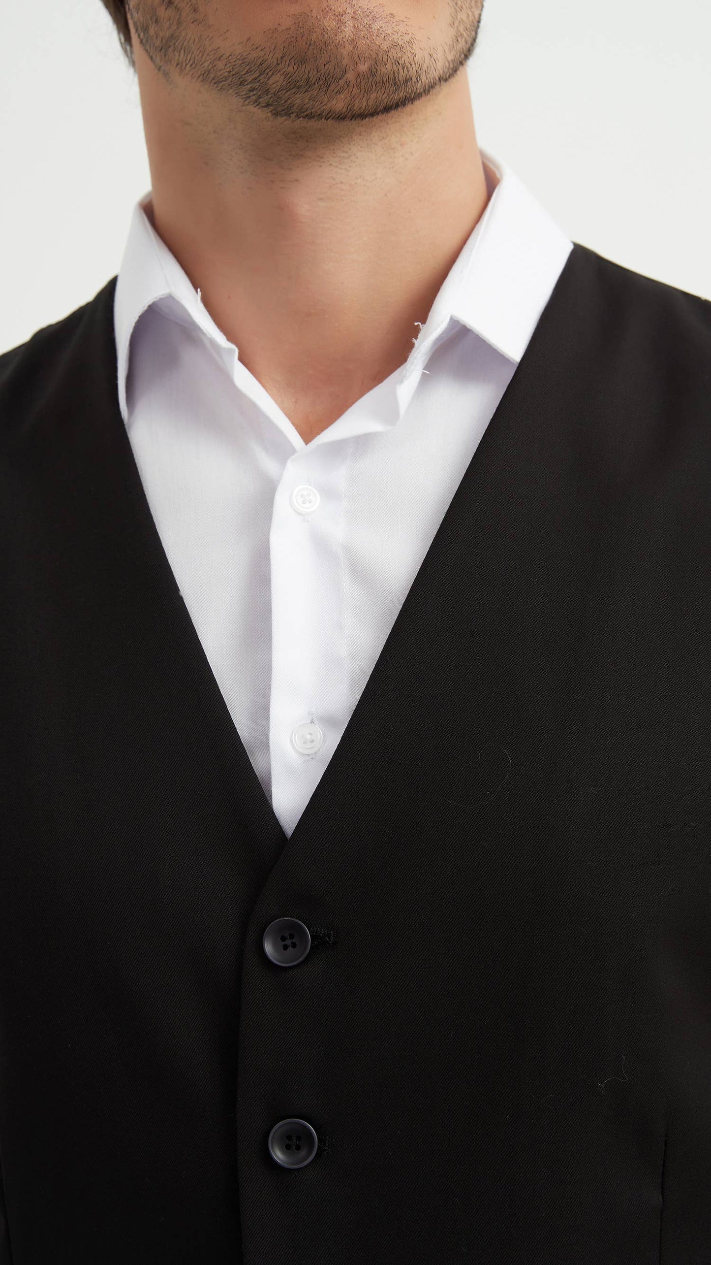 Gilet elegante nero da uomo