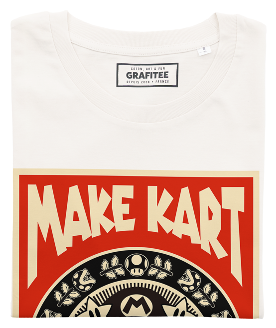 T-shirt unisex Mario Make Kart con stampa videogame