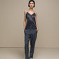 Pantaloni da donna eleganti con borchie