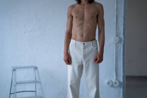 Jeans Heavy Memories off-white in cotone organico