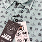 Camicia Space Monky a maniche corte in viscosa