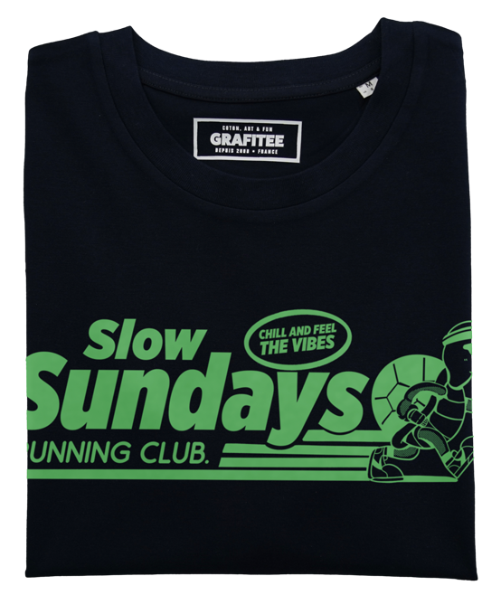 T-shirt Slow Sundays Running Club per runner rilassati