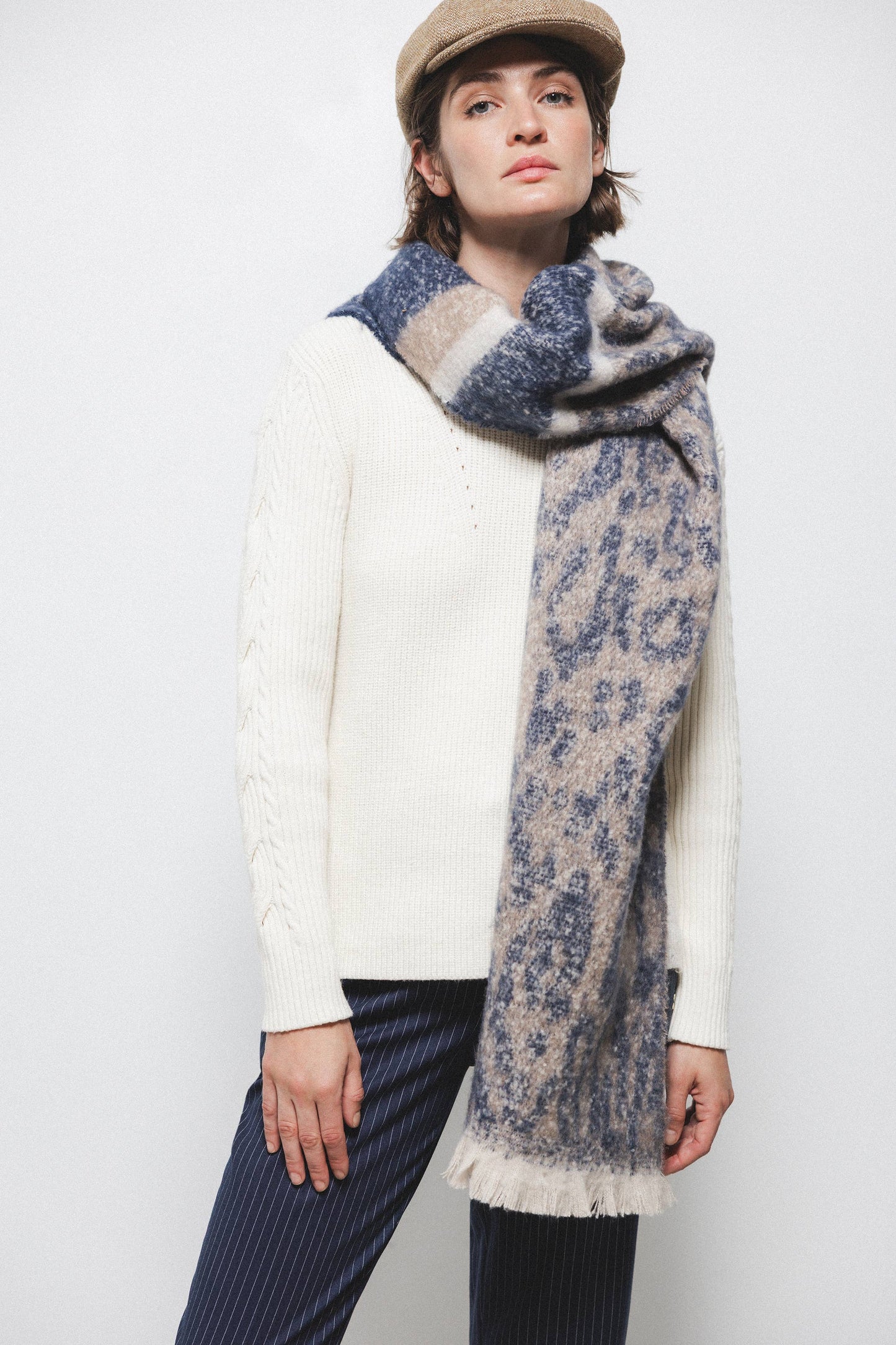 Maglione a maglia strutturata