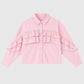Camicia rosa con rouches Suprema