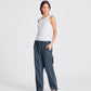 Pantaloni Jasmin in popeline di cotone biologico Blu Denim