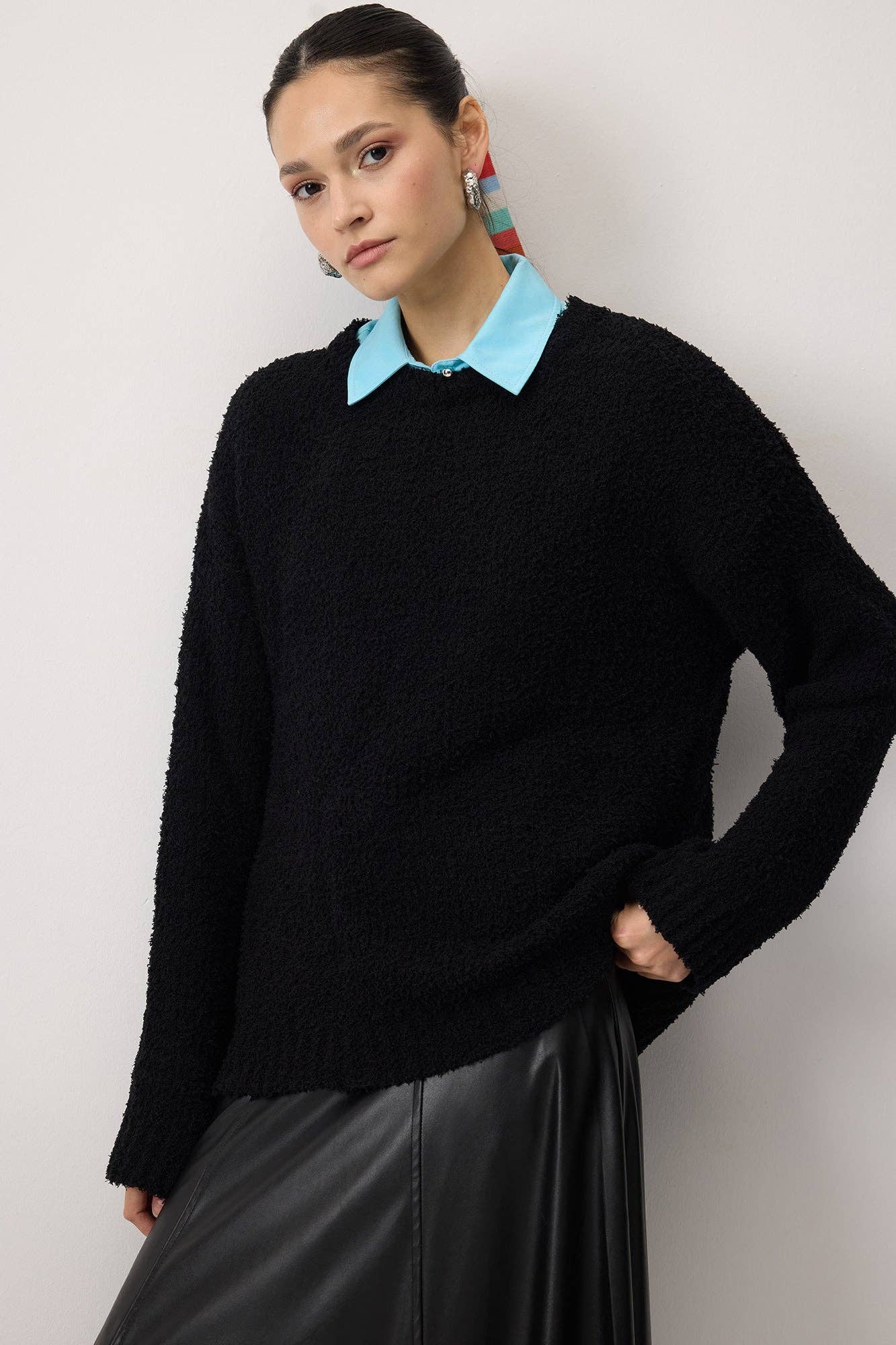 Maglione in maglia a trama morbida